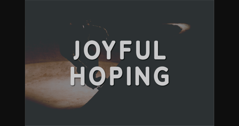 Joyful Hoping Font Poster 3