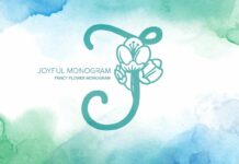 Joyful Monogram Font Poster 1