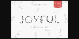 Joyful Font Poster 1