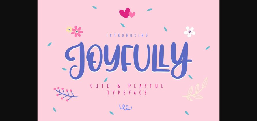 Joyfully Font Poster 3