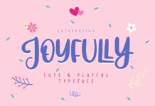 Joyfully Font Poster 1