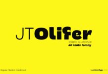 Jt Olifer Font Poster 1