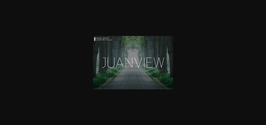 Juanview Font Poster 3