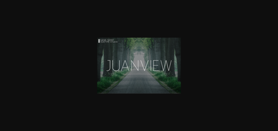 Juanview Font Poster 1