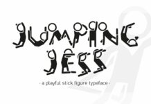 Jumping Jess Font Poster 1