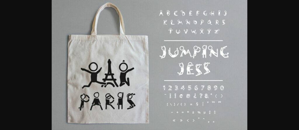 Jumping Jess Font Poster 7