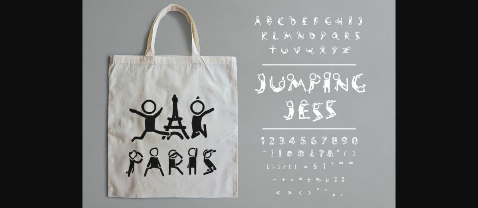 Jumping Jess Font Poster 7