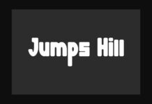 Jumps Hill Font Poster 1