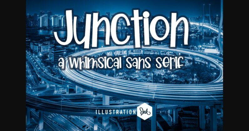Junction Font Poster 3