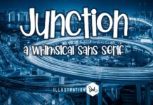 Junction Font Poster 1