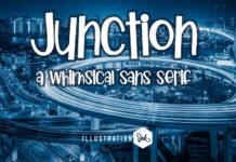 Junction Font Poster 1