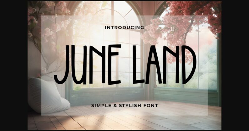 June Land Font Poster 3