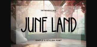 June Land Font Poster 1