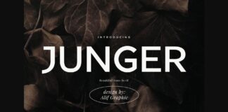 Junger Font Poster 1