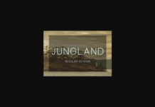 Jungland Font Poster 1