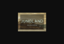 Jungland Medium Font Poster 1