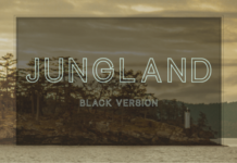Jungland Outline Black Font Blankco Outline Black Font