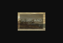 Jungland Outline Bold Font Poster 1