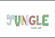 Jungle Font Poster 1