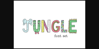 Jungle Font Poster 1