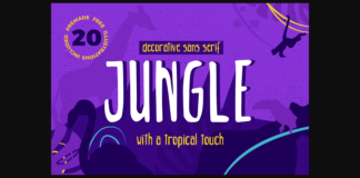 Jungle Font Poster 1