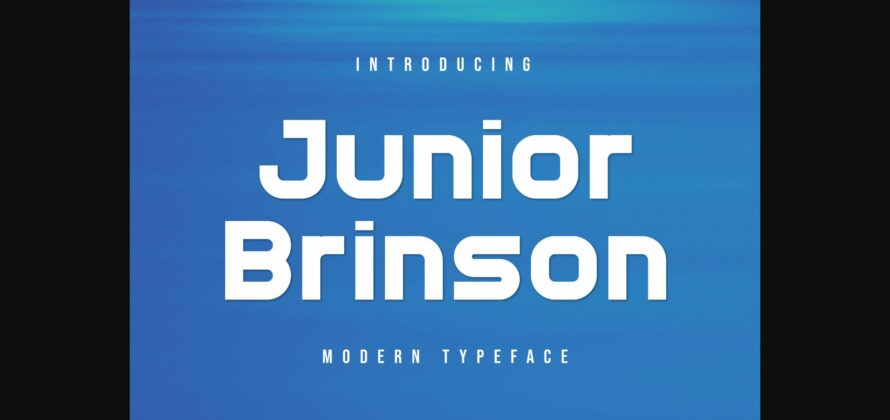 Junior Brinson Font Poster 3