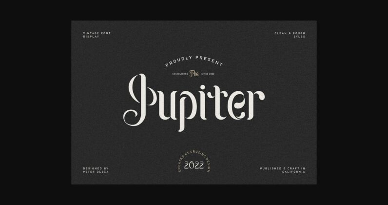 Jupiter Font Poster 3