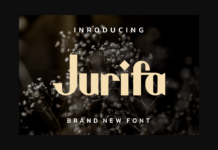 Jurifa Font Poster 1