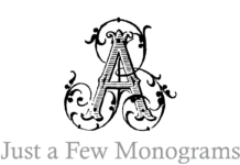 Just a Few Monograms Font Poster 1