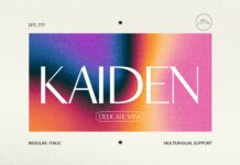 Kaiden Font Poster 1