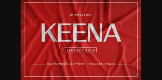 Keena Font Poster 1
