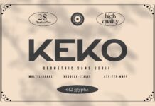 Keko Font Poster 1