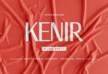 Kenir Font Kenir Font Poster 1