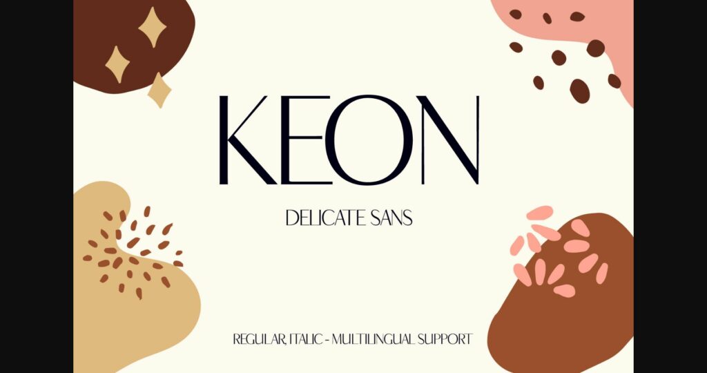 Keon Font Poster 1