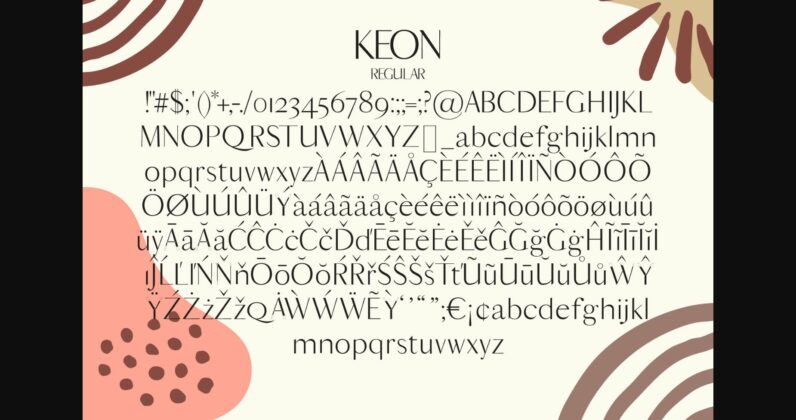 Keon Font Poster 8