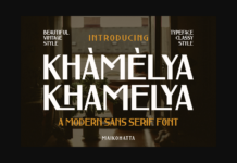 Khamelya Font Poster 1