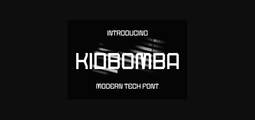 Kidbomba Font Poster 3