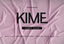 Kime Font Poster 1