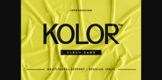 Kolor Font Poster 1