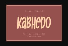 Kabhedo Font Poster 1