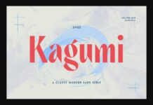 Kagumi Font Poster 1