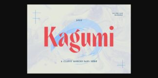 Kagumi Font Poster 1