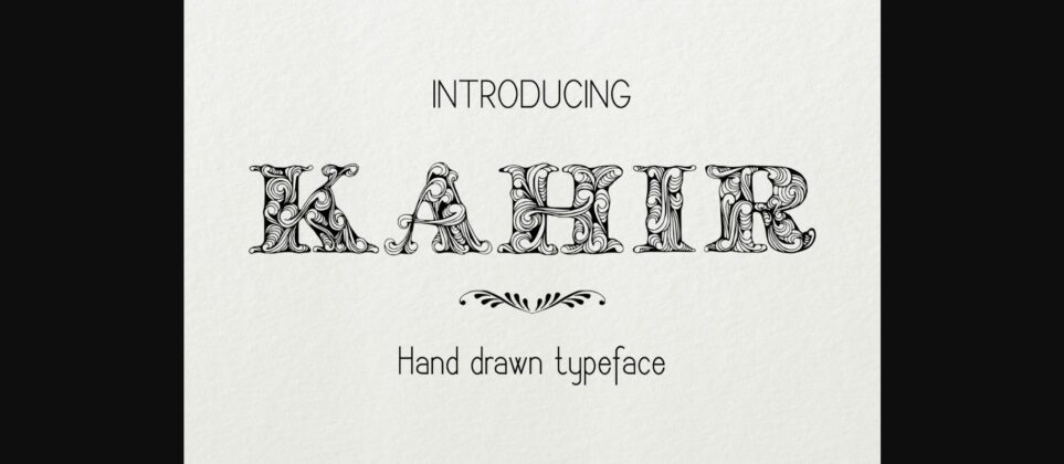 Kahir Font Poster 3