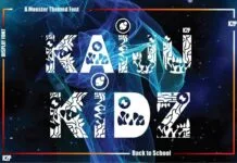 Kaiju Kidz Font Kaiju Kidz Font Poster 1