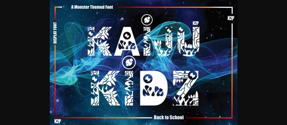 Kaiju Kidz Font Poster 10