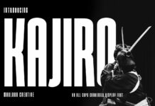 Kajiro Font Poster 1