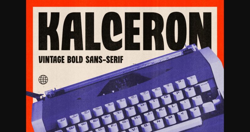 Kalceron Font Poster 3