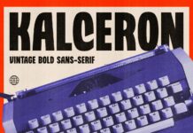 Kalceron Font Poster 1