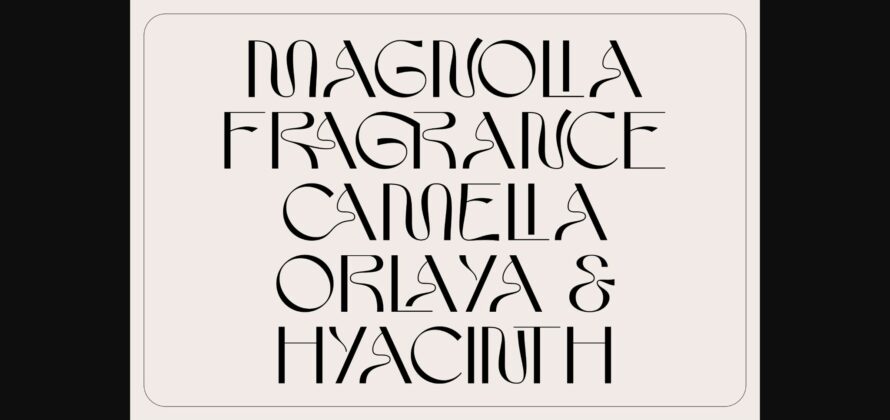 Kaldera Font Poster 8
