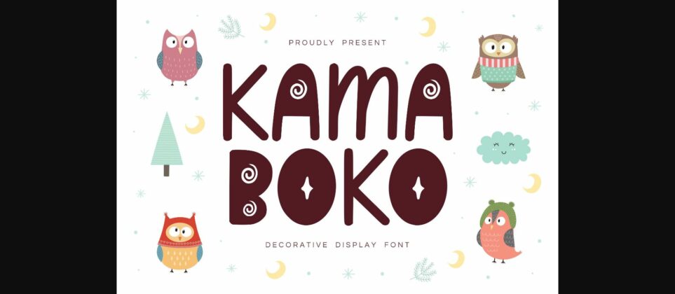 Kamaboko Font Poster 3